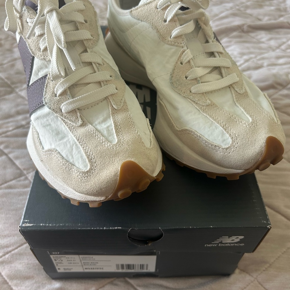 New Balance Purple and beige